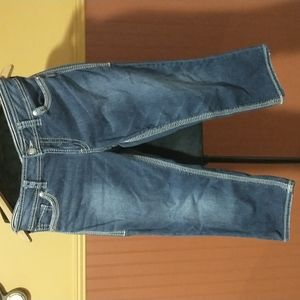 Silver Suki Surplus Capri